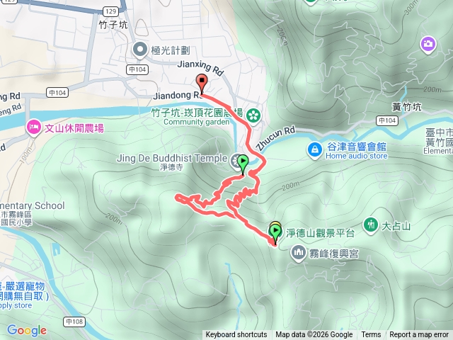 淨德寺輕裝登山