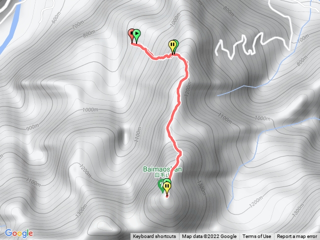 白毛山步道（登山口起登）