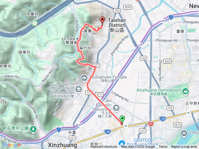 輔仁大學--明志書院--義學坑步道--辭修公園預覽圖