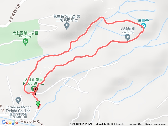 大肚山萬里長城