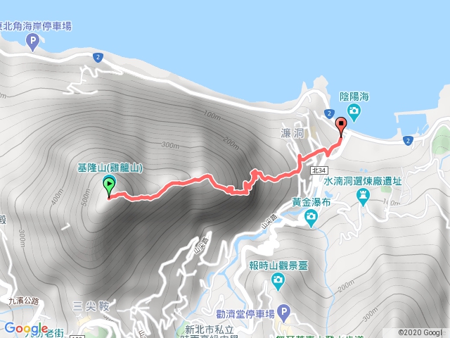 雷霆峰採石場線+濂洞國小線+基隆山線