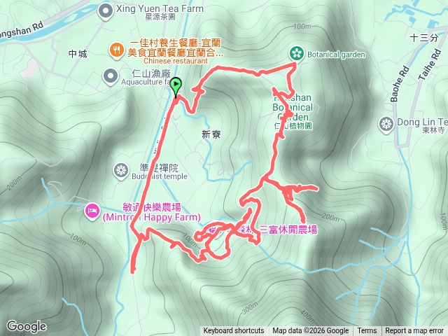 宜蘭冬山，仁山“超自然”步道