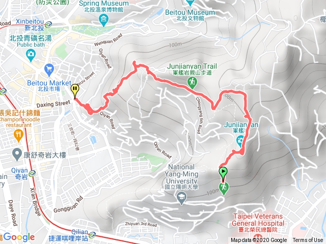 軍艦岩、丹鳳山親山步道