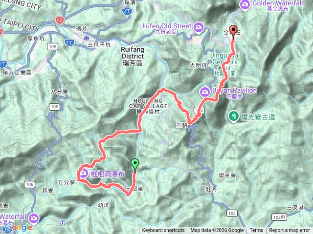 三貂嶺金面碑牡丹山健行預覽圖