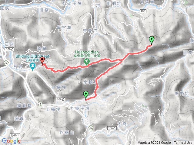 皇帝殿東西峰石霸尖縱走