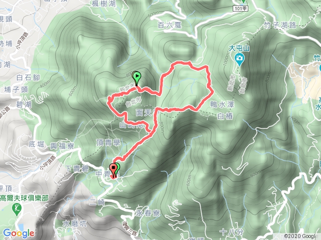面天山-大屯西峰 O型