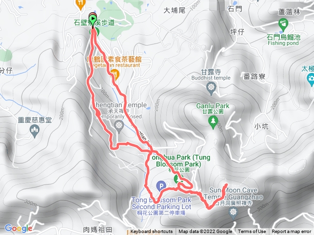 桐花公園、天上山路線