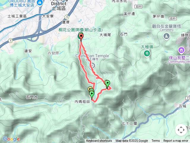 土城桐花賞螢步道