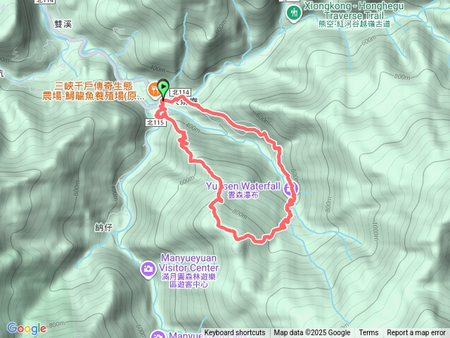 2025-10-04 組合山雲森瀑布