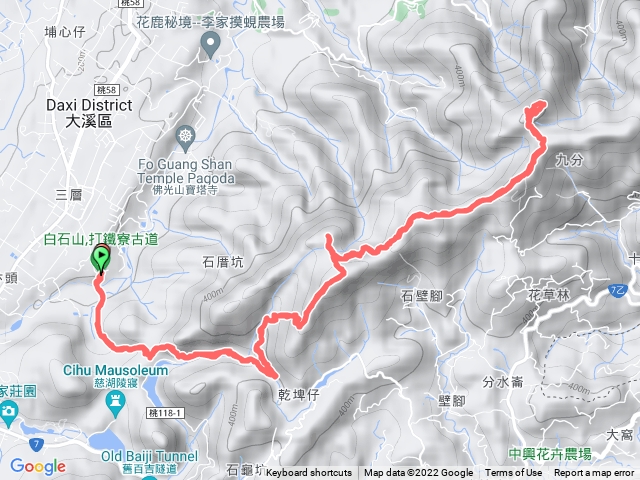 打鐵古道-白石山-金面山