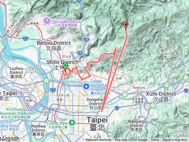 劍潭文間山大崙頭尾碧山