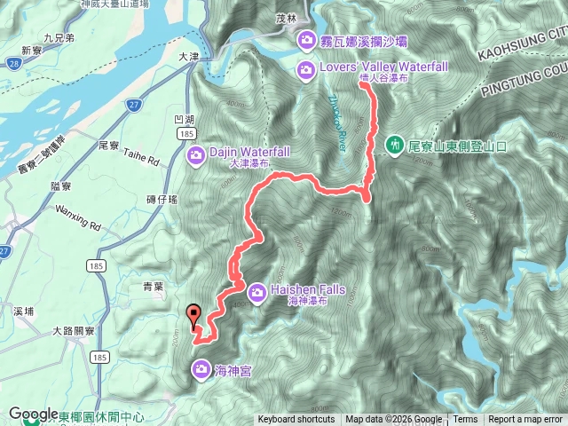 2026-10-11 龍尾縱走｜青葉林道登龍母拜山｜尾寮山｜尾寮山北峰預覽圖