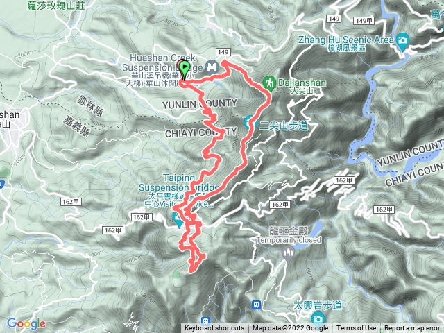 華山天秀大尖山大龍頂O行走