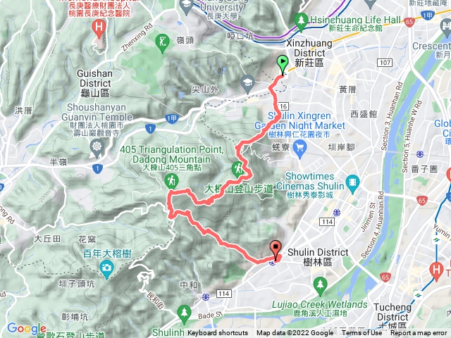 青龍嶺、大棟山