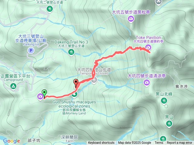 大坑3-1拉3號上5號接頭嵙山預覽圖