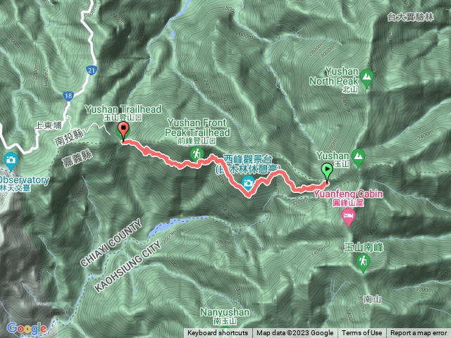 玉山 排雲到登山口