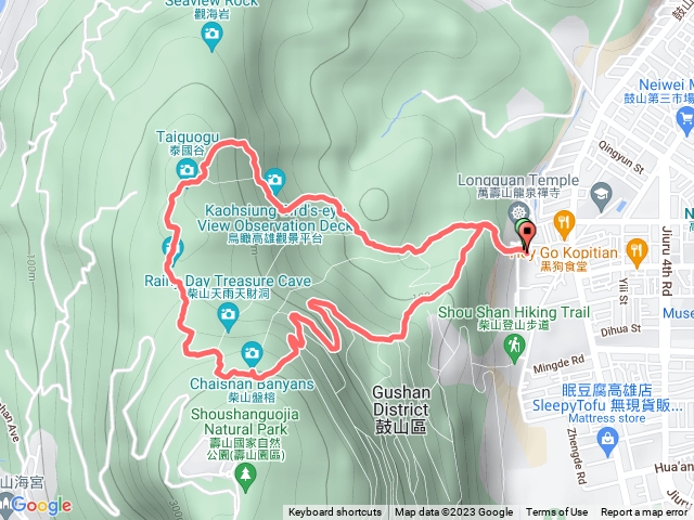 柴山外圈+四顆榕下國泰休息站