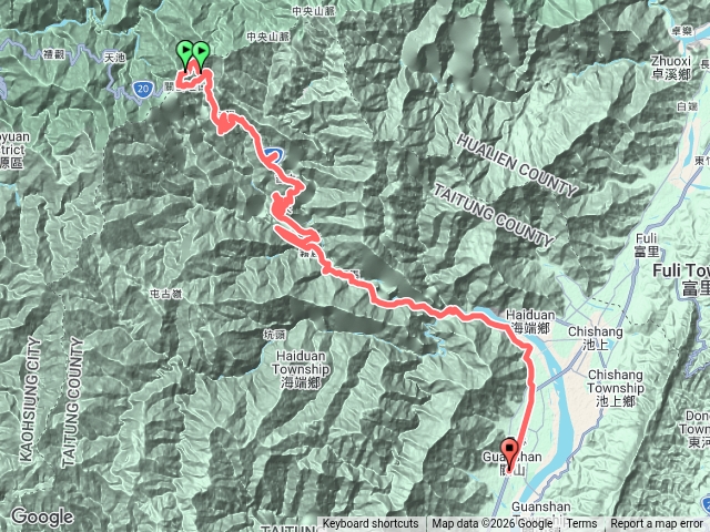 溪頭山縱走關山嶺山