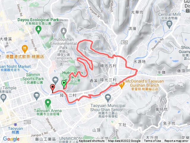 虎頭山南崁溪岸