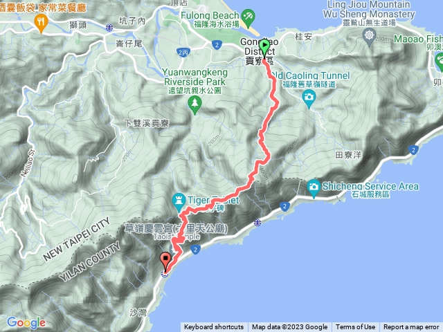 112/3/23-福隆車站➡️龜壽谷古道連走雪山尾稜南段➡️大里車站 