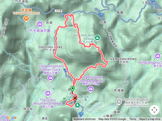 苗圃登七星山主東峰環西路人車分道步道