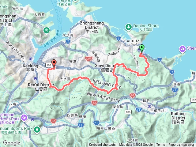 基隆環天際線東段（深紅縱走）預覽圖