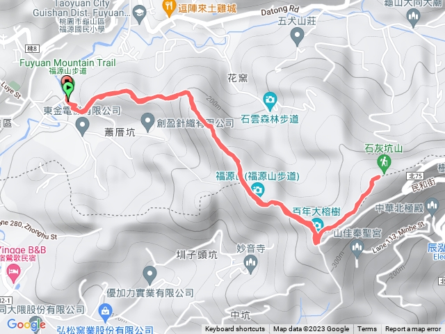 福源山步道、大榕樹觀景台