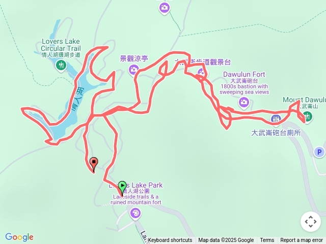 大武崙山情人湖