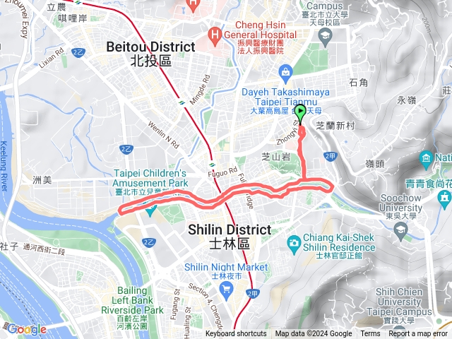 雙溪河濱自行車道步道