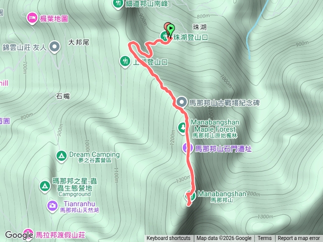 馬那邦山-珠湖