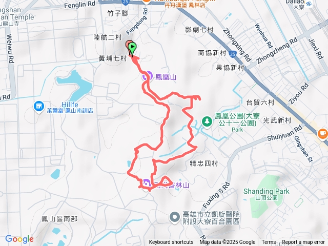 20250801鳳凰山雨中慢漫行