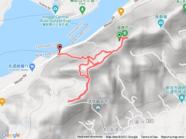 鳶山堰-福德坑山-五十分山