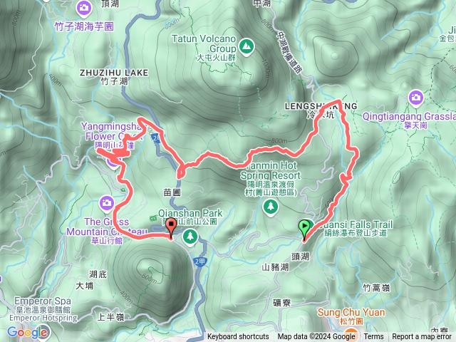 涓絲瀑布至冷水坑至公車預覽圖