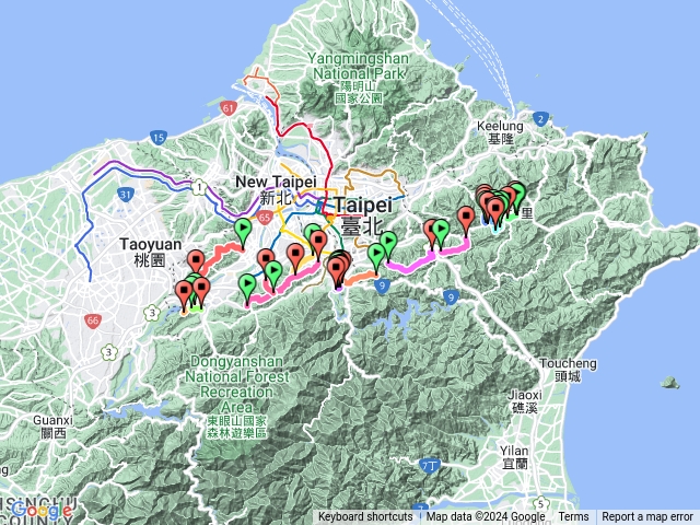 微笑山線旅遊路線_主線