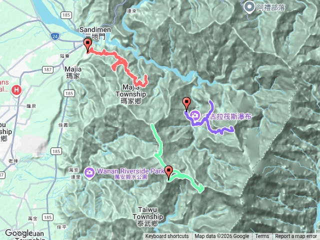 太古拉筏斯瀑布&射鹿部落+旗鹽主山+高燕部落+旗鹽山-兩山Y行連走.....(高雄瑪家)