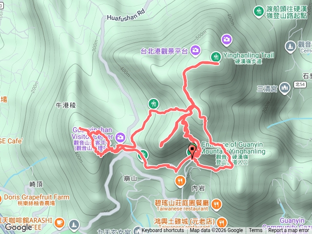觀音山小大崩壁-硬漢嶺-林稍-牛港稜-楓櫃斗湖預覽圖