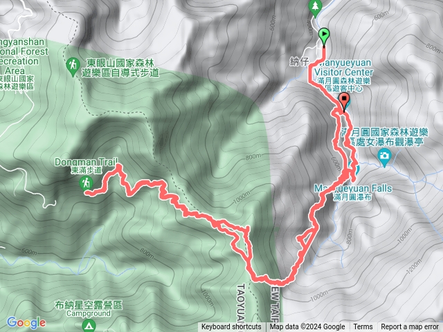 滿月圓-東滿步道-拉卡山-東滿步道-東眼山-滿月圓