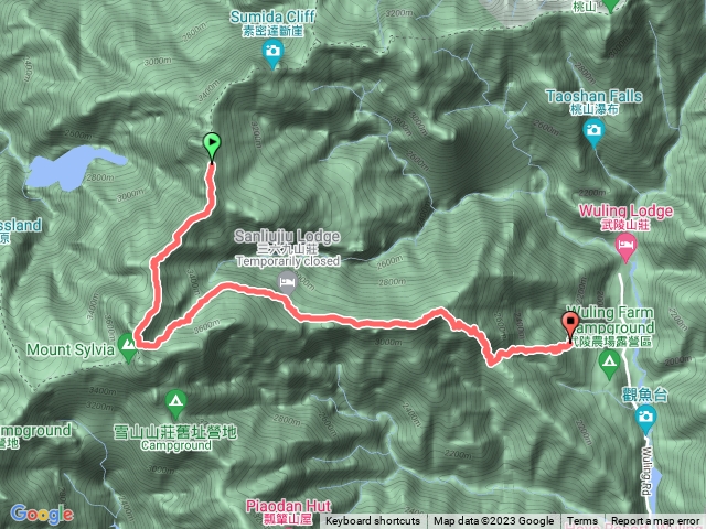 20231121雪山登山口