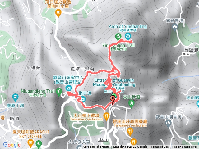 硬漢嶺、楓櫃斗