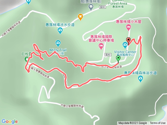 山嵐小徑＋巨松台小徑O形