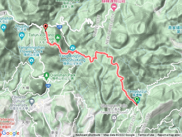 陽明山東段縱走