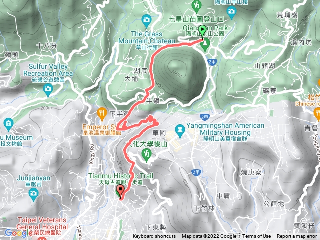 橫嶺古道丶半嶺水圳古道丶翠峰瀑布丶天母古道