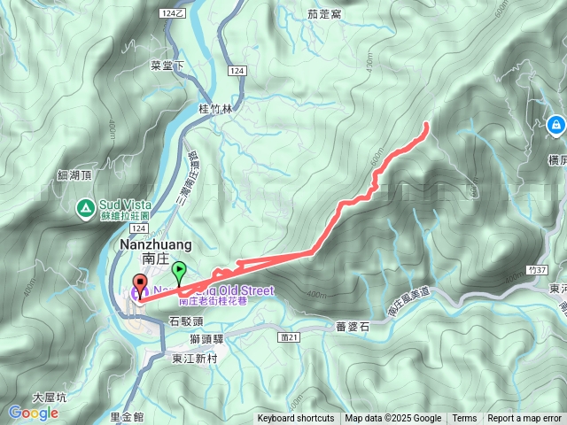 横屏背山登山步道