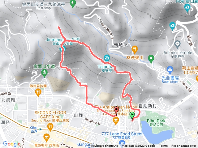 竹嵩山-泰安亭—剪刀石-麗山高中