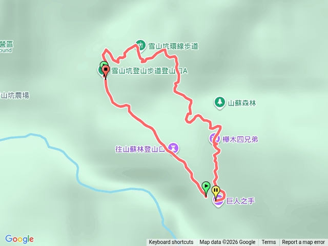 雪山坑步道預覽圖