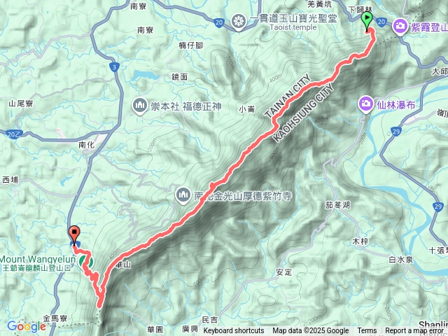 烏山縱走（2025-09-27金牌）