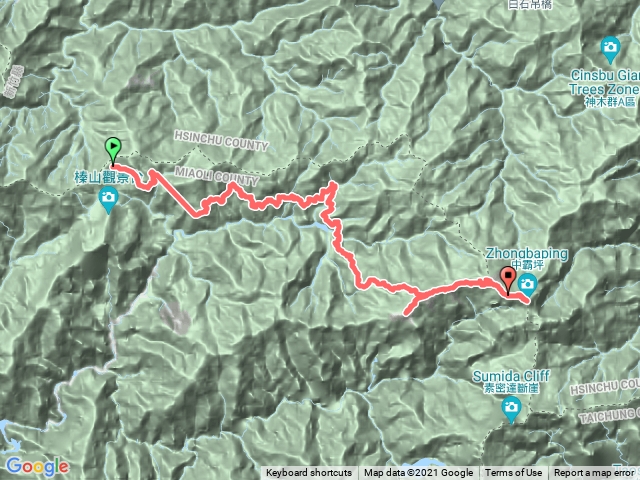 大霸群峰D1 (大鹿林道-中霸山屋-中霸坪)