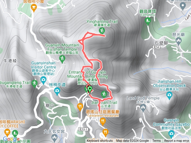 觀音山-尖山接硬漢嶺