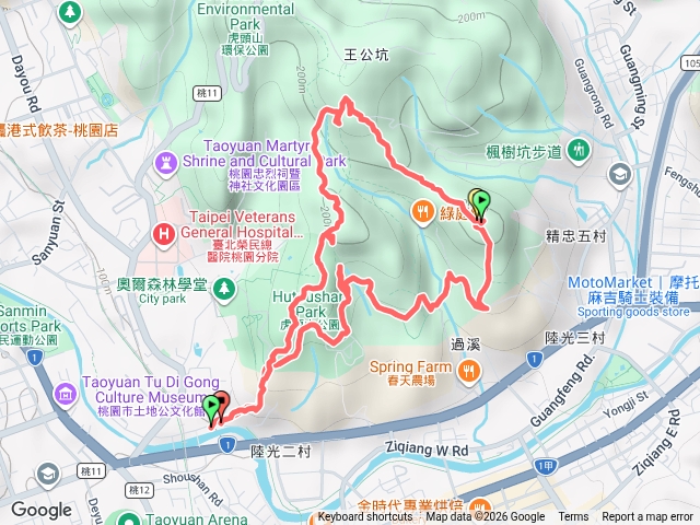 宏德宮-三聖宮-龜崙山-停機坪-環山步道下山預覽圖
