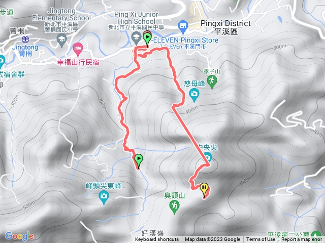 平溪中央尖山步道